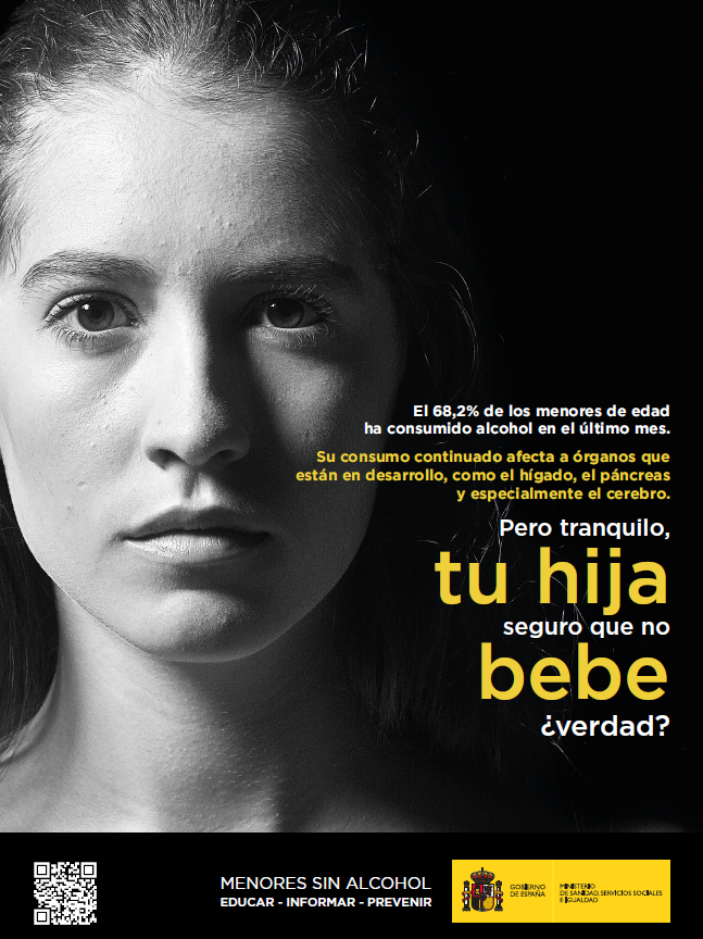 España: El Ministerio de Sanidad, Servicios Sociales e Igualdad lanza la campaña «Menores sin alcohol»