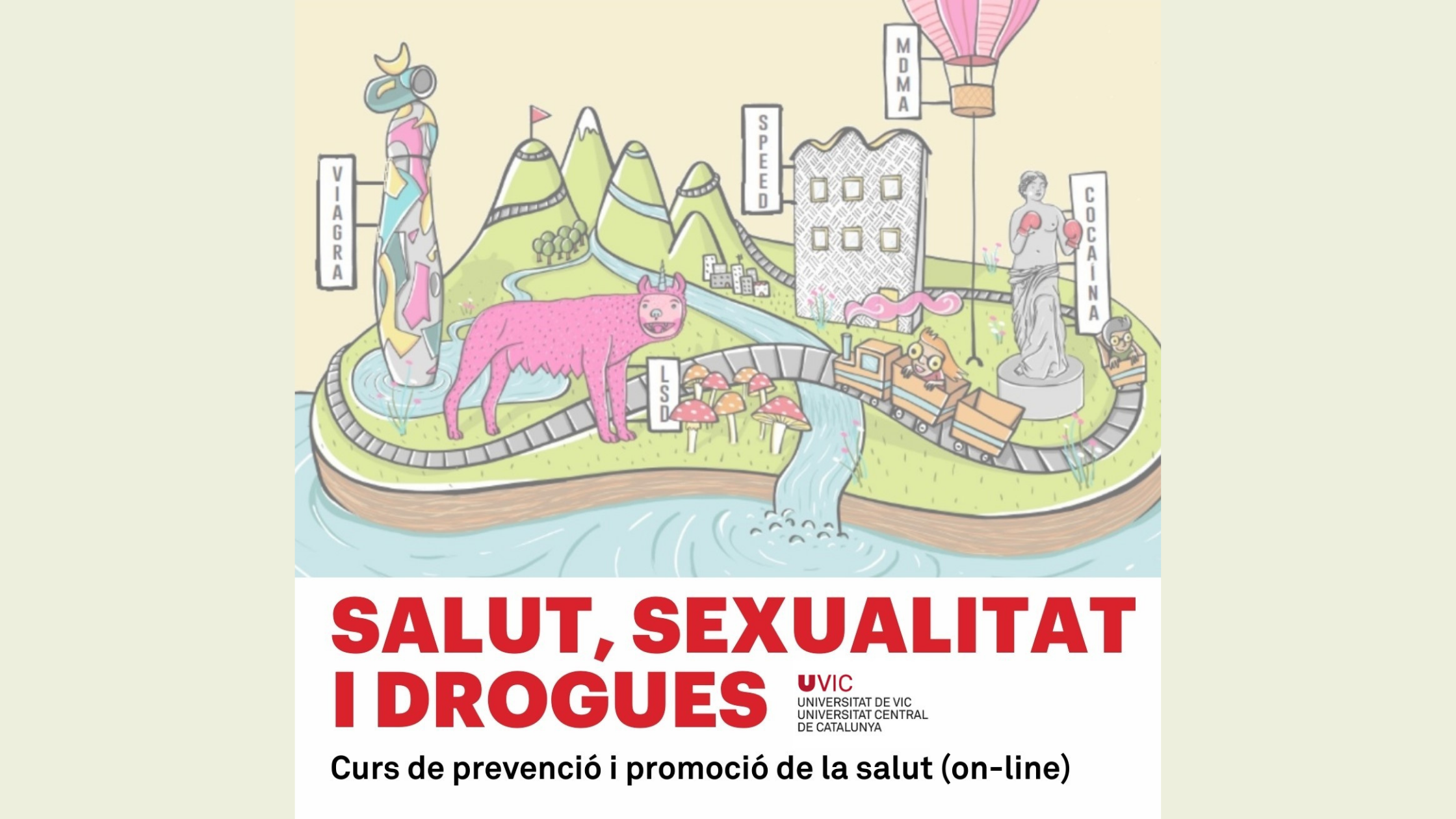 Nueva edición del curso EPF 2021 «Salud, Drogas y Sexualidad Saludable» en la UVic