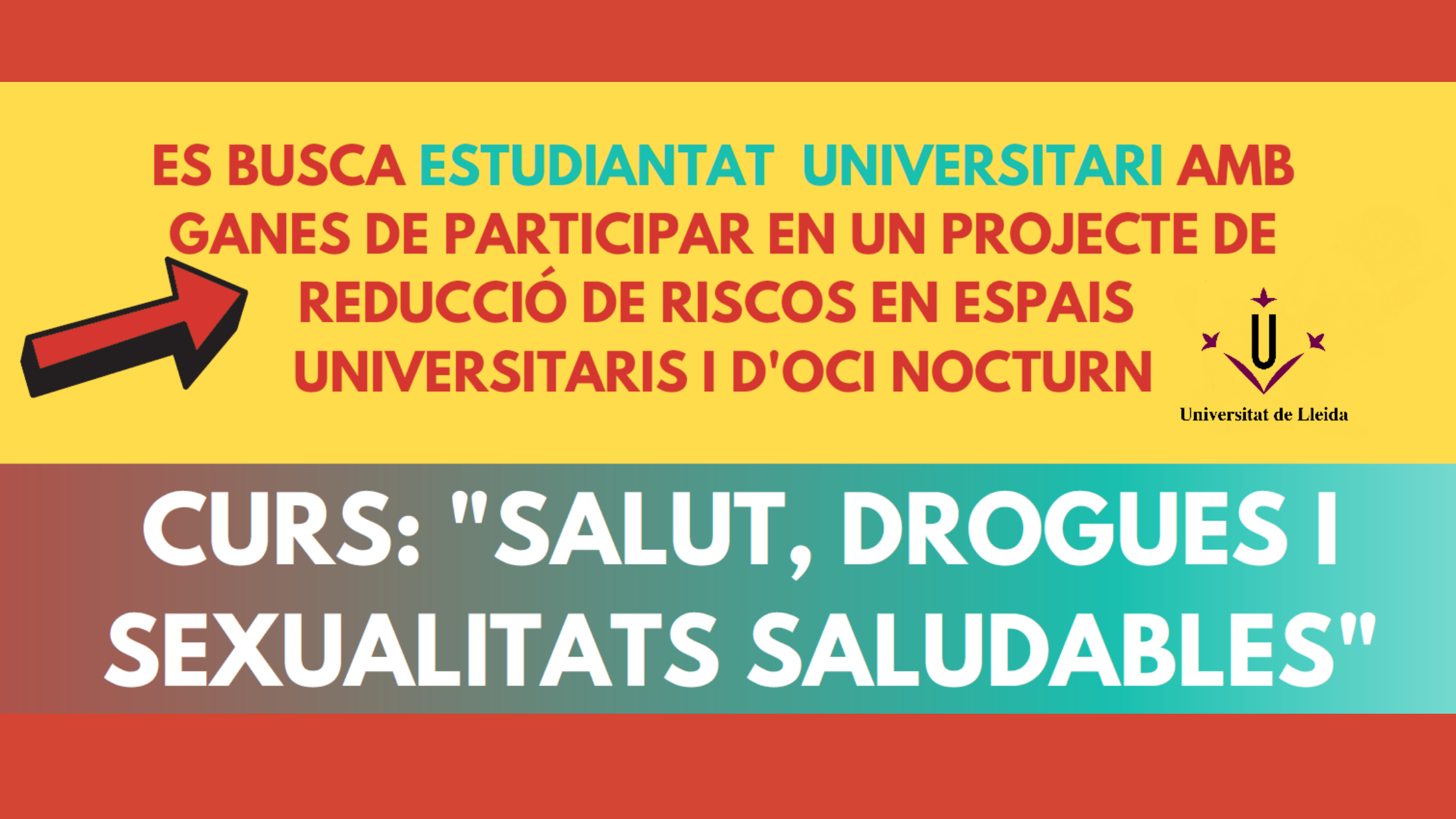 Nueva edición del curso EPF 2021 «Salud, Drogas y Sexualidad Saludable» en la UdLl