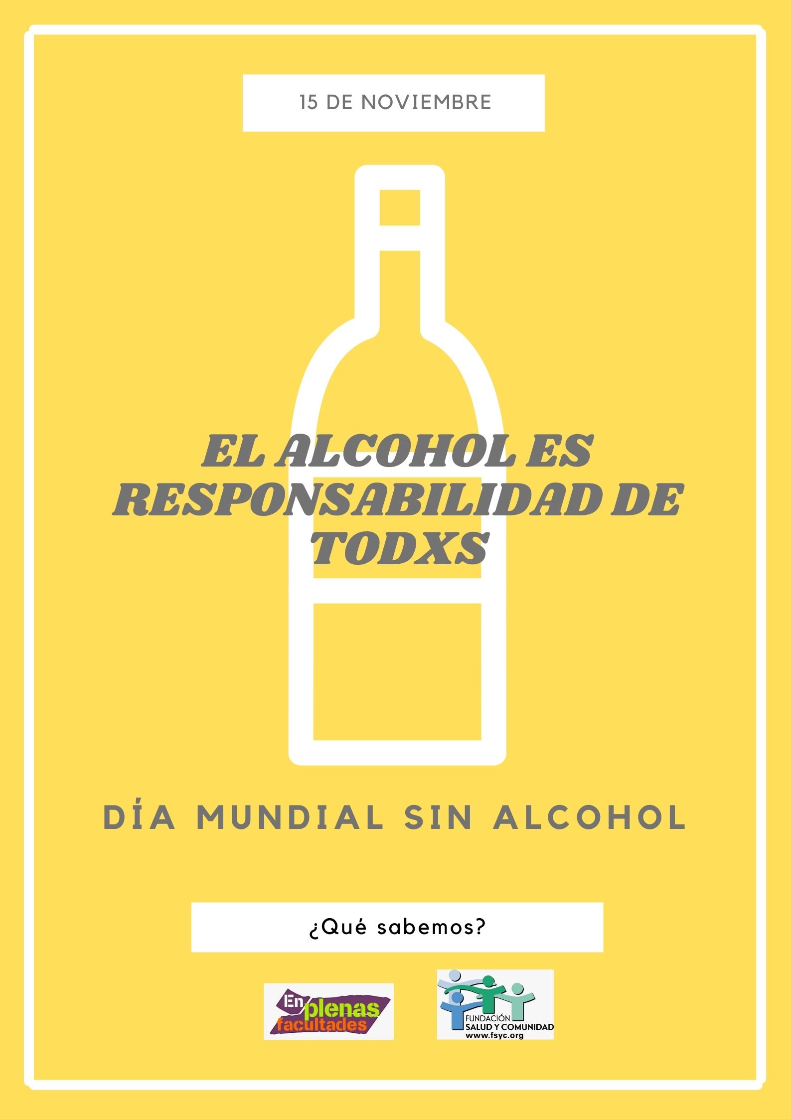 Día Mundial Sin Alcohol