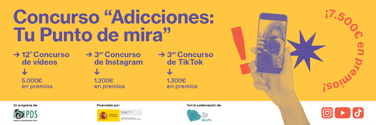 Concurso: “Adicciones: tu punto de mira” – 2023