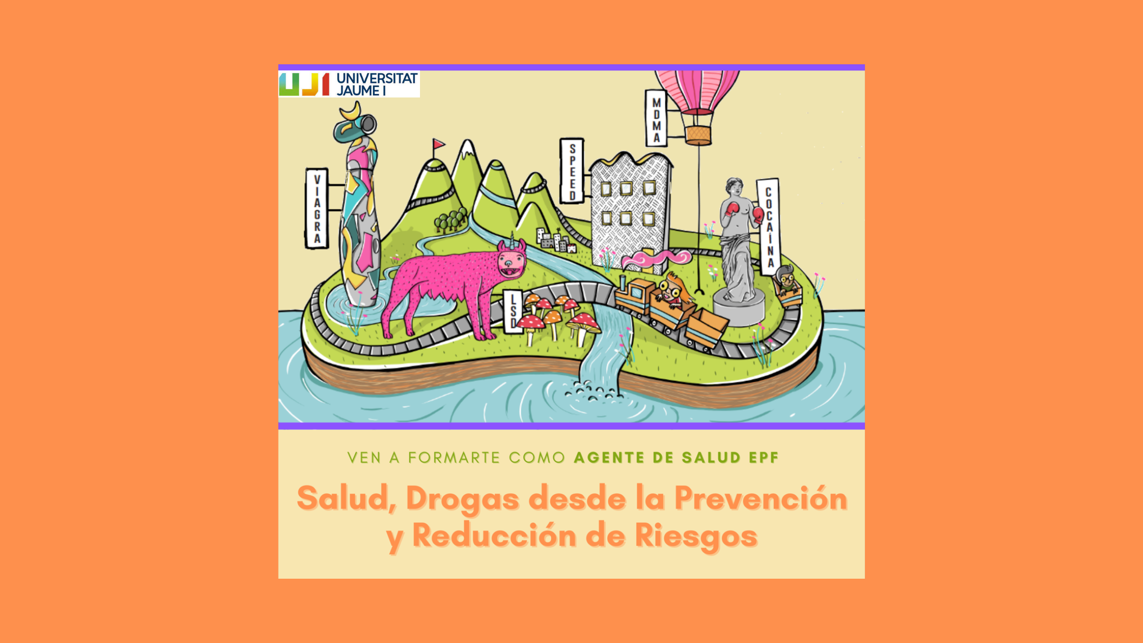 Nueva edición del curso EPF «Salud y Drogas desde la prevención y reducción de riesgos» en la Universitat Jaume I de Castelló