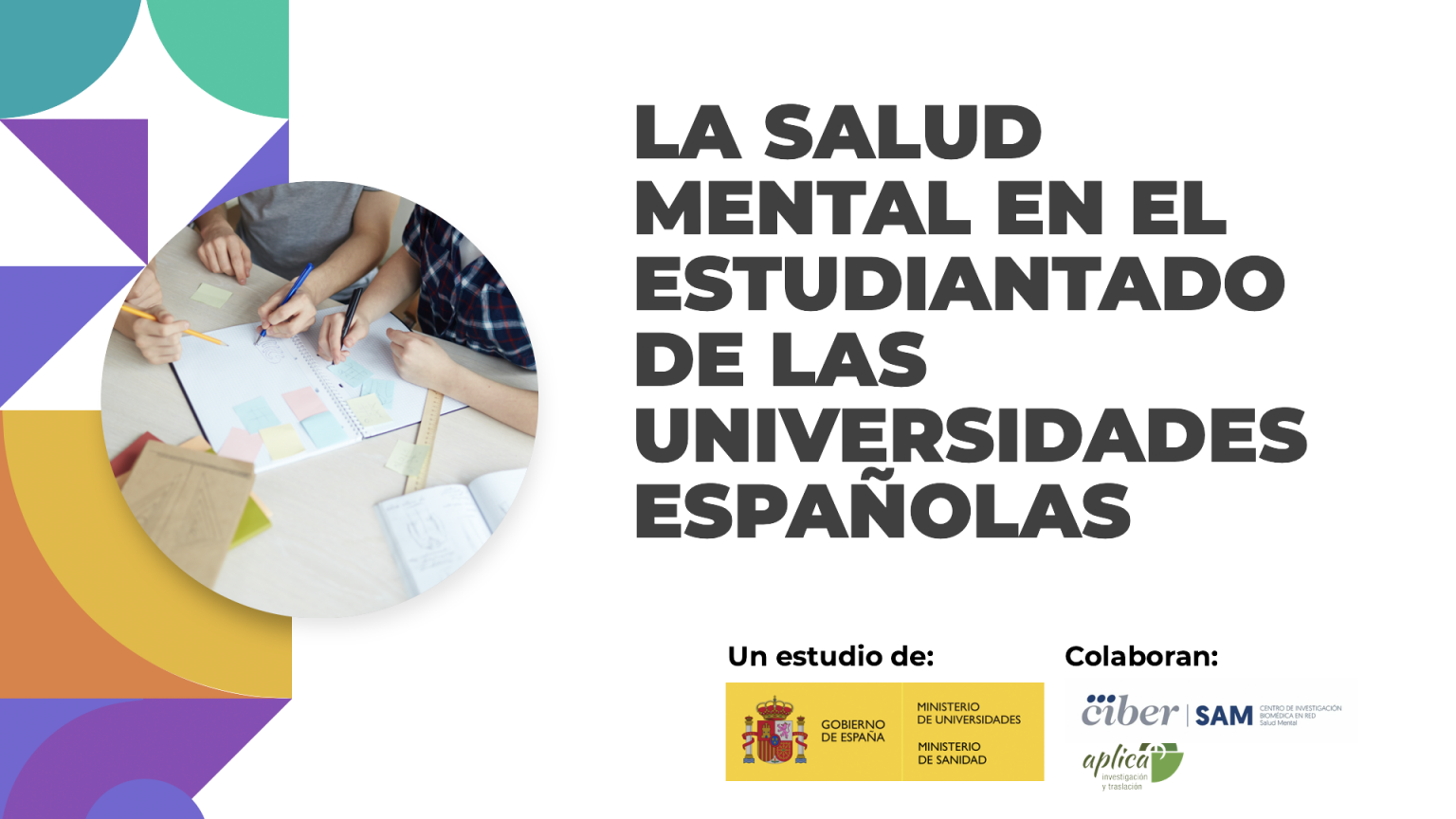 Nuevo estudio: «La salud mental en el estudiantado de las universidades españolas»