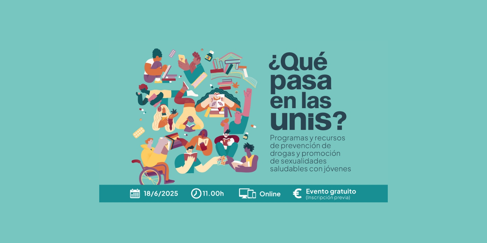 V Jornada EPF: ¿Qué pasa en las unis? Programas y recursos de prevención de drogas y promoción de sexualidades saludables con jóvenes