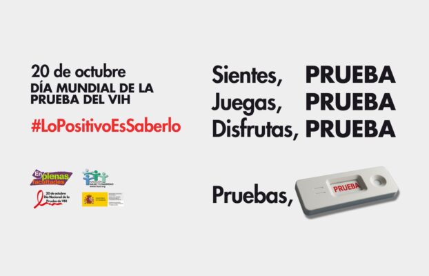 20 de octubre: día de la prueba del VIH #LoPositivoEsSaberlo