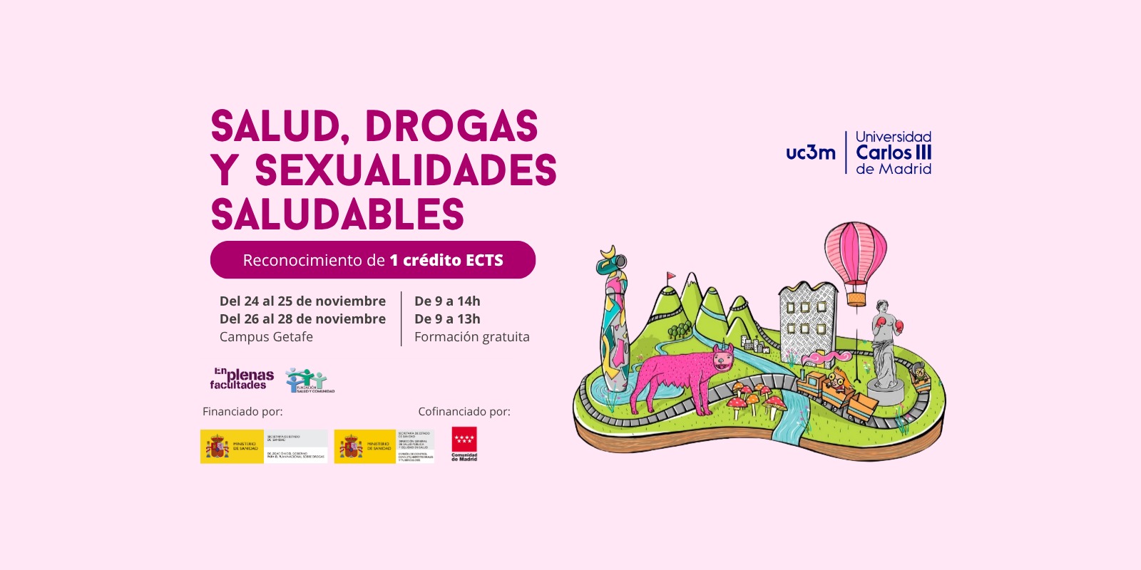 Cursos EPF: «Salud, drogas y sexualidades saludables» en la UC3M